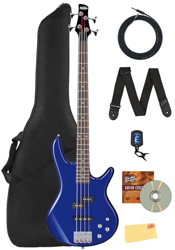Ibanez GSR200 SR Gio Bass Guitar - Jewel Blue w/ Gig Bag