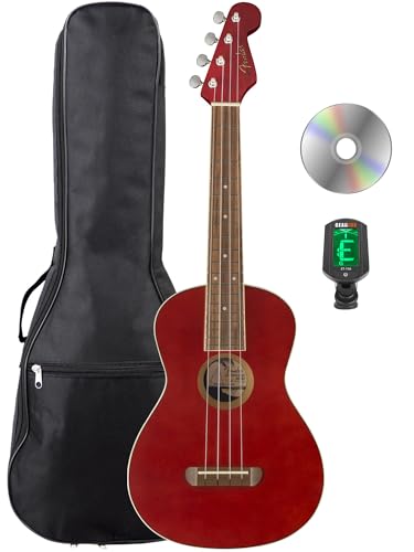 Fender Avalon Tenor Ukulele - Cherry w/ Gig Bag