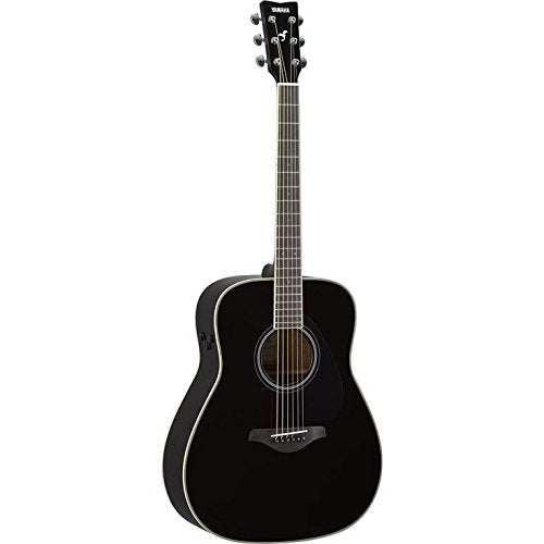 Yamaha FG-TA TransAcoustic Acoustic-Electric Guitar - Black w/ Gig Bag