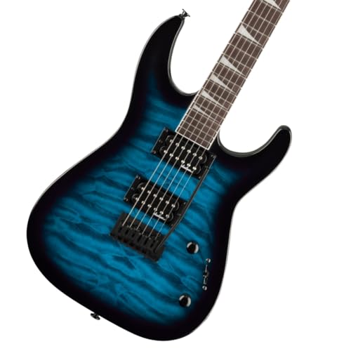Jackson Dinky JS20 DKQ Electric Guitar - Transparent Blue