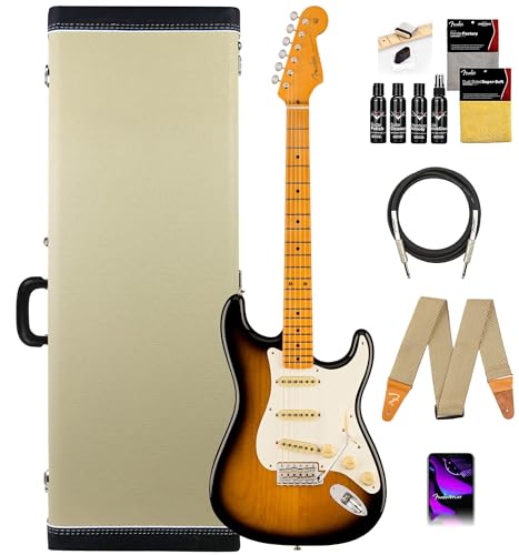 Fender Eric Johnson Stratocaster - 2-Color Sunburst w/ Guitar Cleaning Kit