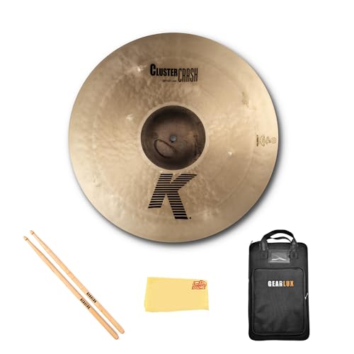 Zildjian K0935 20" K Cluster Crash Cymbal w/ Drumstick Bag