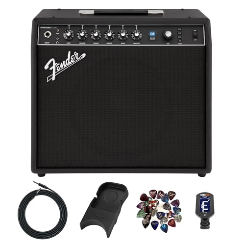 Fender Mustang LTX50 Guitar Combo Amplifier - Black w/ Amperstand Cradle