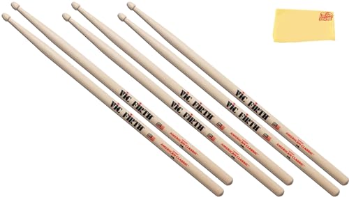 Vic Firth American Classic 7A Drumsticks - 3 Pairs