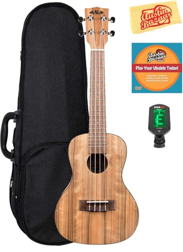 Kala KA-PWC Pacific Walnut Concert Ukulele w/ Hard Case
