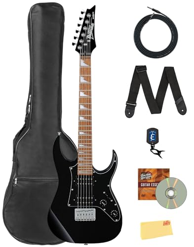 Ibanez GRGM21 RG Gio miKro Short-Scale Electric Guitar - Black Night w/ Gig Bag