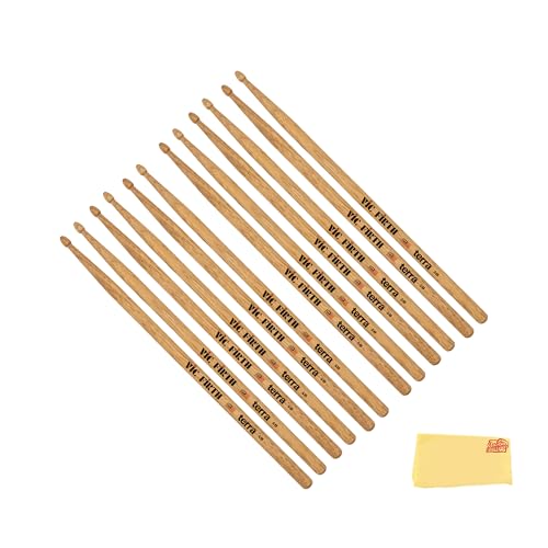 Vic Firth American Classic 5BT Terra Series Drumsticks - 6 Pack