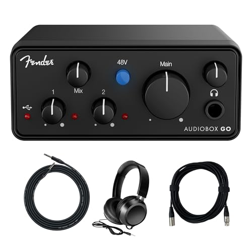 Fender AudioBox Go USB-C Audio Interface w/ Headphones