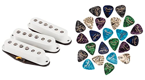 Fender Custom Shop Fat '50s Stratocaster Pickups - White w/ Picks