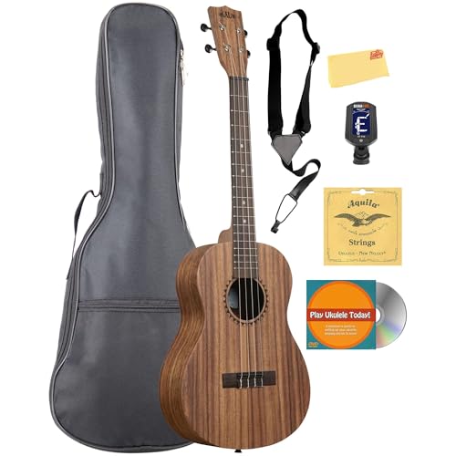 Kala KA-TEAK-B Teak Baritone Ukulele w/ Gig Bag