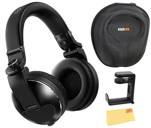Pioneer DJ HDJ-X10 Flagship Over-Ear DJ Headphones - Black w/ Case