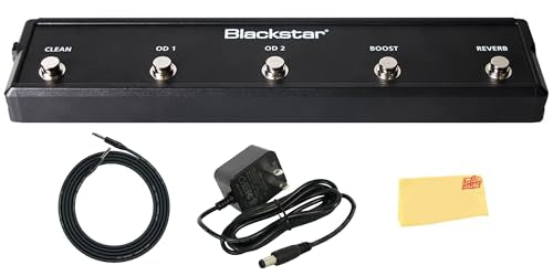 Blackstar FS-14 5-Button Footswitch for MKII Amplifiers w/ Power Supply