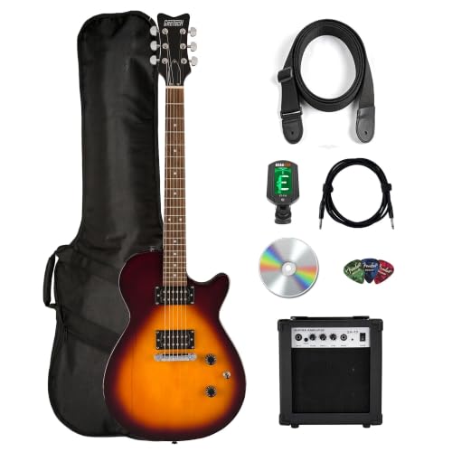 Gretsch Ignite Jet Club Electric Guitar - Duo-Tone Burst w/ Amplifier