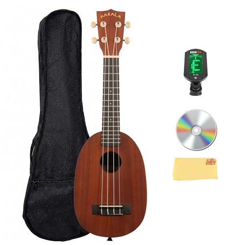 Kala MK-P Makala Pineapple Soprano Ukulele w/ Gig Bag