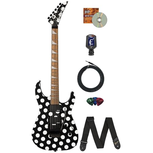 Jackson X Series Soloist SLX DX Electric Guitar - Polka Dot w/ Instrument Cable