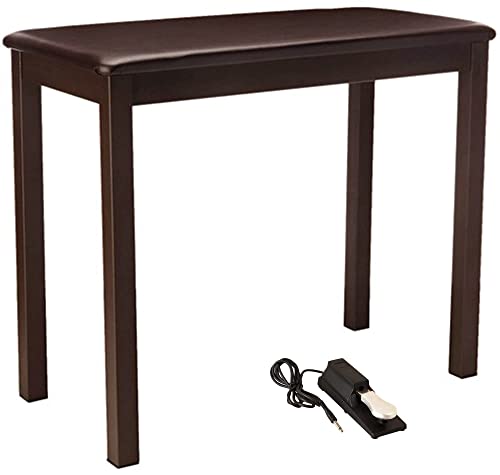 Casio CB7 Piano Bench - Brown w/ Sustain Pedal