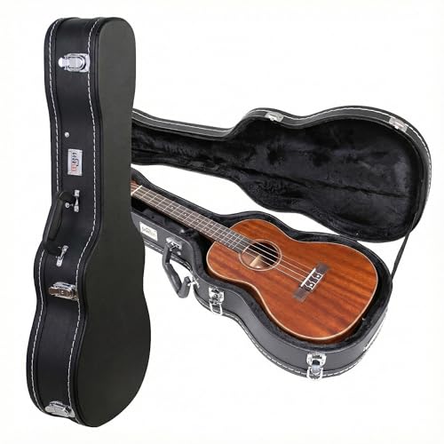 Gearlux Wooden Tenor Ukulele Case - Black