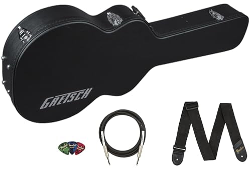 Gretsch G2622T Streamliner Center Block Electric Guitar Case - Black w/ Strap
