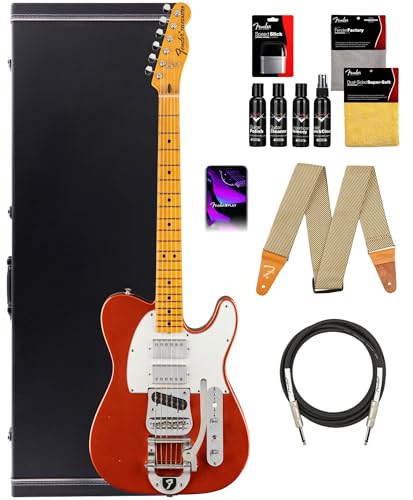 Fender Stories Collection Mike Campbell Red Dog Telecaster - Red Dog Red w/ Case