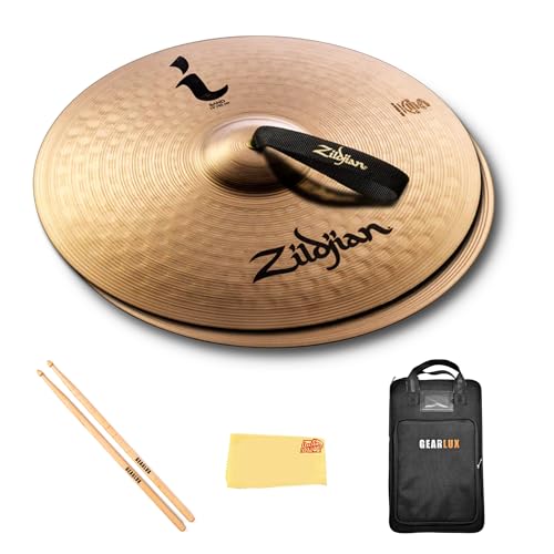 Zildjian ILH16BP 16" I Band Cymbals - Pair w/ Drumstick Bag