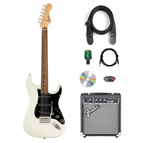 Fender Squier Sonic Stratocaster - Arctic White w/ Frontman 10G