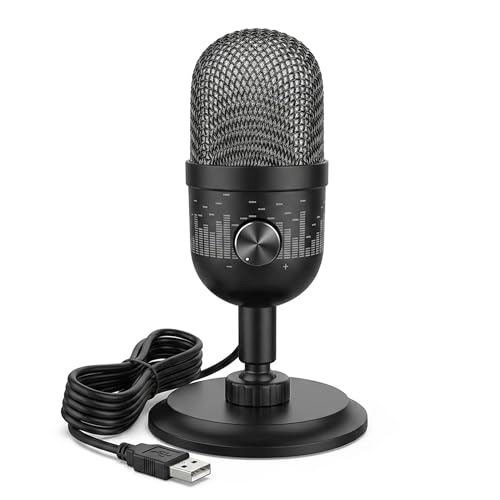 Gearlux USB Condenser Microphone with Stand