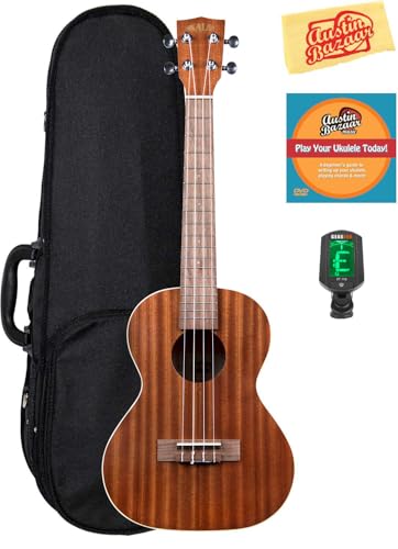 Kala KA-T Satin Mahogany Tenor Ukulele w/ Hard Case