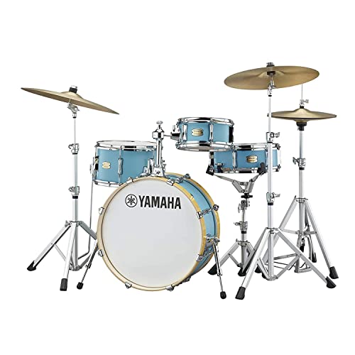 Yamaha SBP0F4H Stage Custom Hip 4-Piece Drum Shell Pack - Matte Surf Green