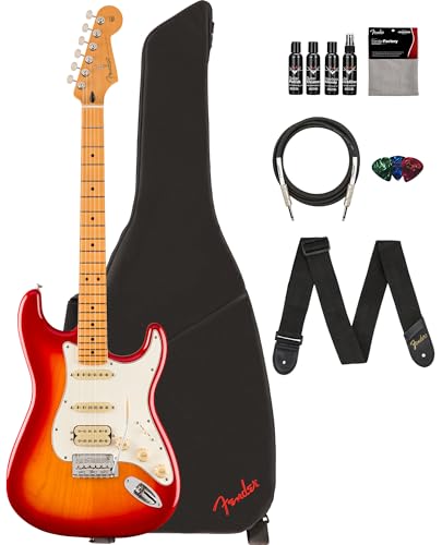 Fender Player II Stratocaster HSS - Aged Cherry Burst w/ Cleaning Kit