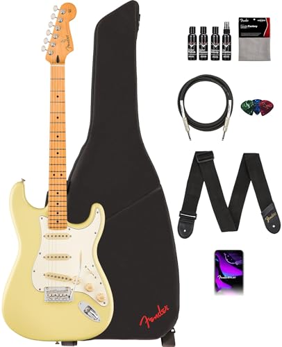 Fender Player II Stratocaster - Hialeah Yellow w/ Cleaning Kit