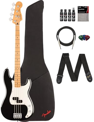 Fender Player II Precision Bass - Black w/ Cleaning Kit