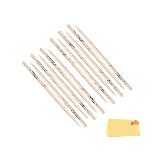 Zildjian 5A Nylon Tip Drumsticks - 6 Pack