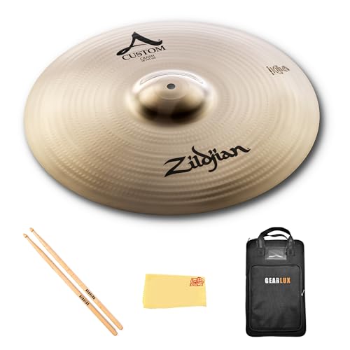 Zildjian A20516 18" A Custom Crash Cymbal w/ Drumstick Bag