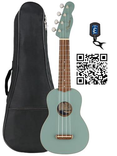 Fender Venice Soprano Ukulele - Sonic Gray w/ Gig Bag