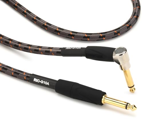 Roland RIC-G5A Gold Series Instrument Cable, Angled-Straight - 10 Foot