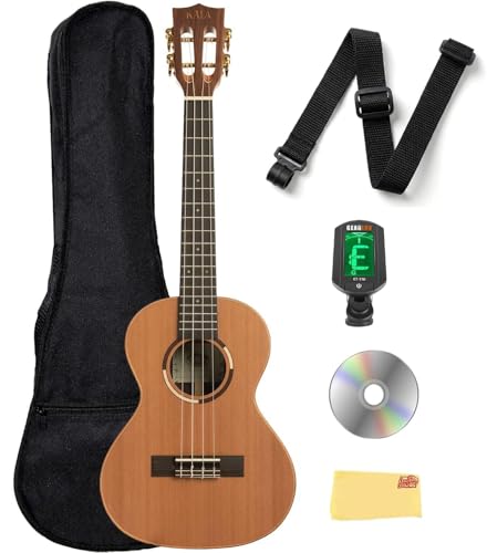 Kala KA-ASCP-T Solid Cedar Top Pau Ferro Tenor Ukulele w/ Gig Bag