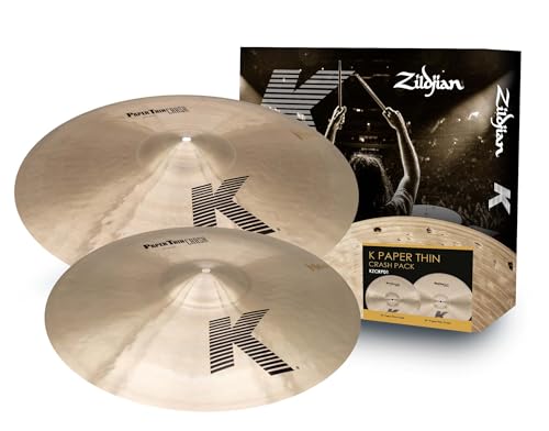 Zildjian KZCRP01 K Paper Thin Crash Cymbal Pack 18/21
