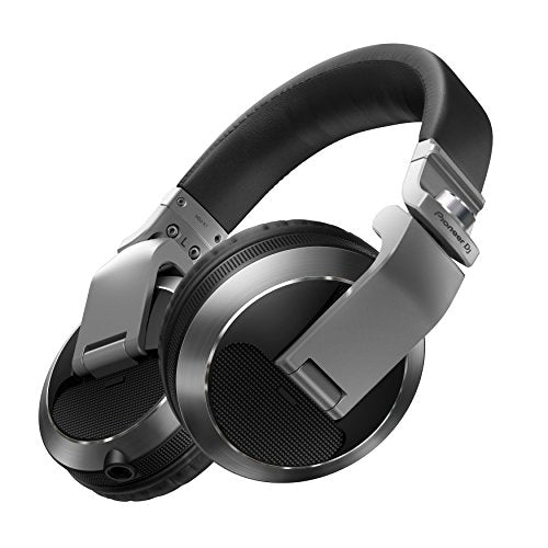 Pioneer DJ HDJ-X7 Professional Over-Ear DJ Headphones - Silver