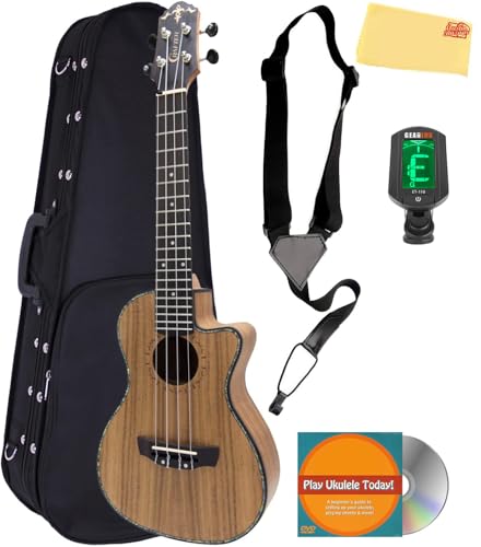 Crafter UC-250C Koa Concert Ukulele w/ Hard Case