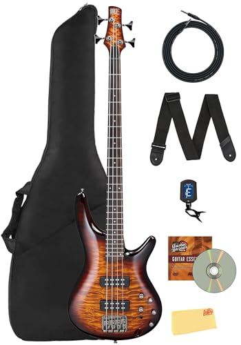 Ibanez SR400EQM SR Standard Electric Bass - Dragon Eye Burst w/ Gig Bag