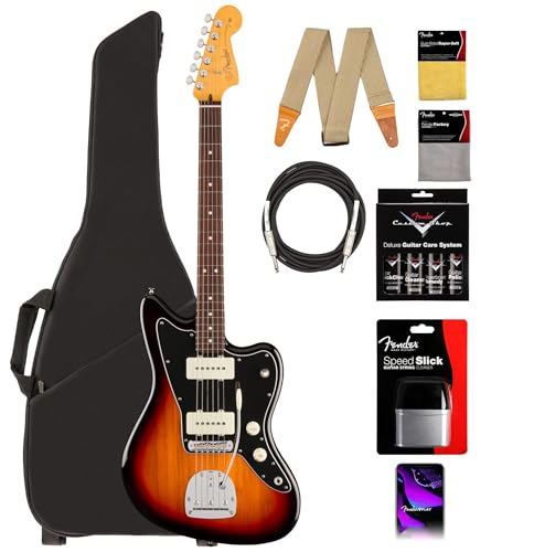 Fender American Professional Classic Jazzmaster - 3-Color Sunburst w/ Cleaning Kit