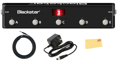 Blackstar FS-12 Multi-Function 5-Button Foot Controller w/ Power Supply