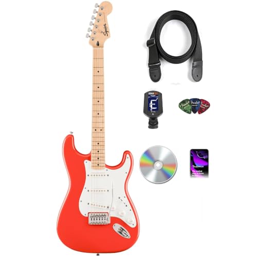 Fender Squier Sonic Stratocaster - Fiesta Red w/ Tuner