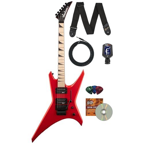 Jackson X Series Warrior WRX24M Electric Guitar - Ferrari Red w/ Instrument Cable