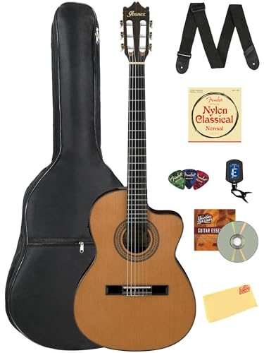 Ibanez GA5TCE Classical Acoustic-Electric Guitar - Amber High Gloss w/ Gig Bag