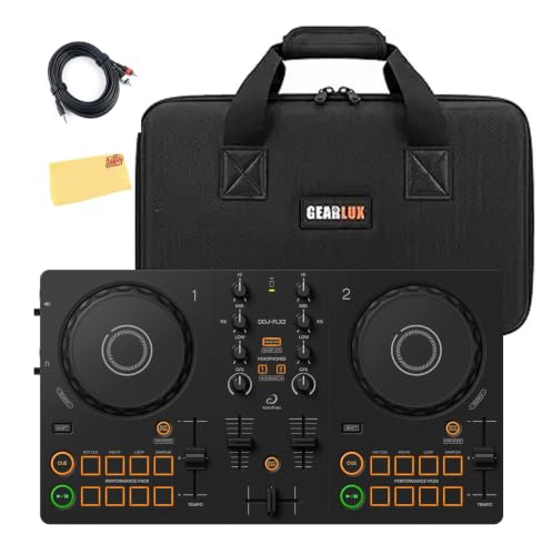 Pioneer DJ AlphaTheta DDJ-FLX2 Compact 2-Channel DJ Controller w/ Carrying Case