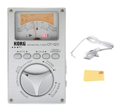 Korg OT-120 Orchestral Tuner w/ CM-400 Contact Microphone