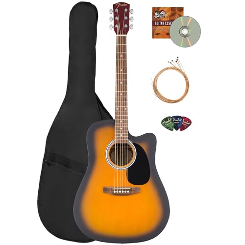 Fender FA Series Dreadnought Acoustic-Electric Guitar - 2-Color Sunburst w/ Gig Bag