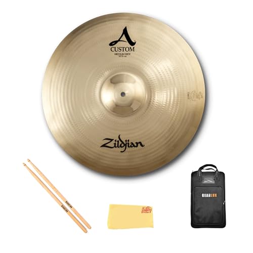 Zildjian A20519 20" A Custom Medium Ride Cymbal w/ Drumstick Bag