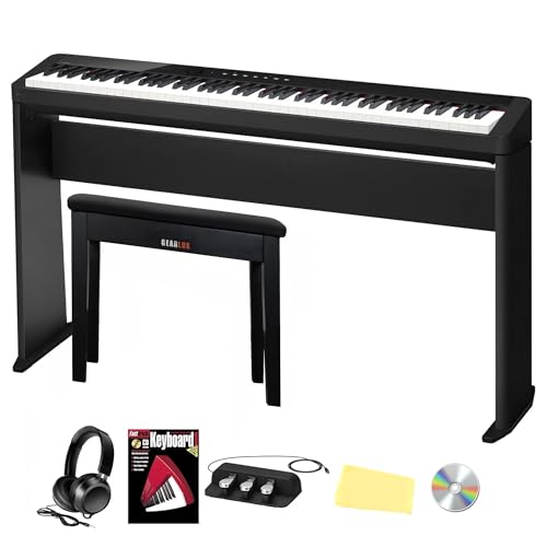 Casio PX-S5000 Privia Slim Digital Piano - Black w/ SP-34 Pedal